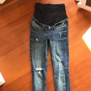 H&M maternity jeans. Size 2. Super skinny.